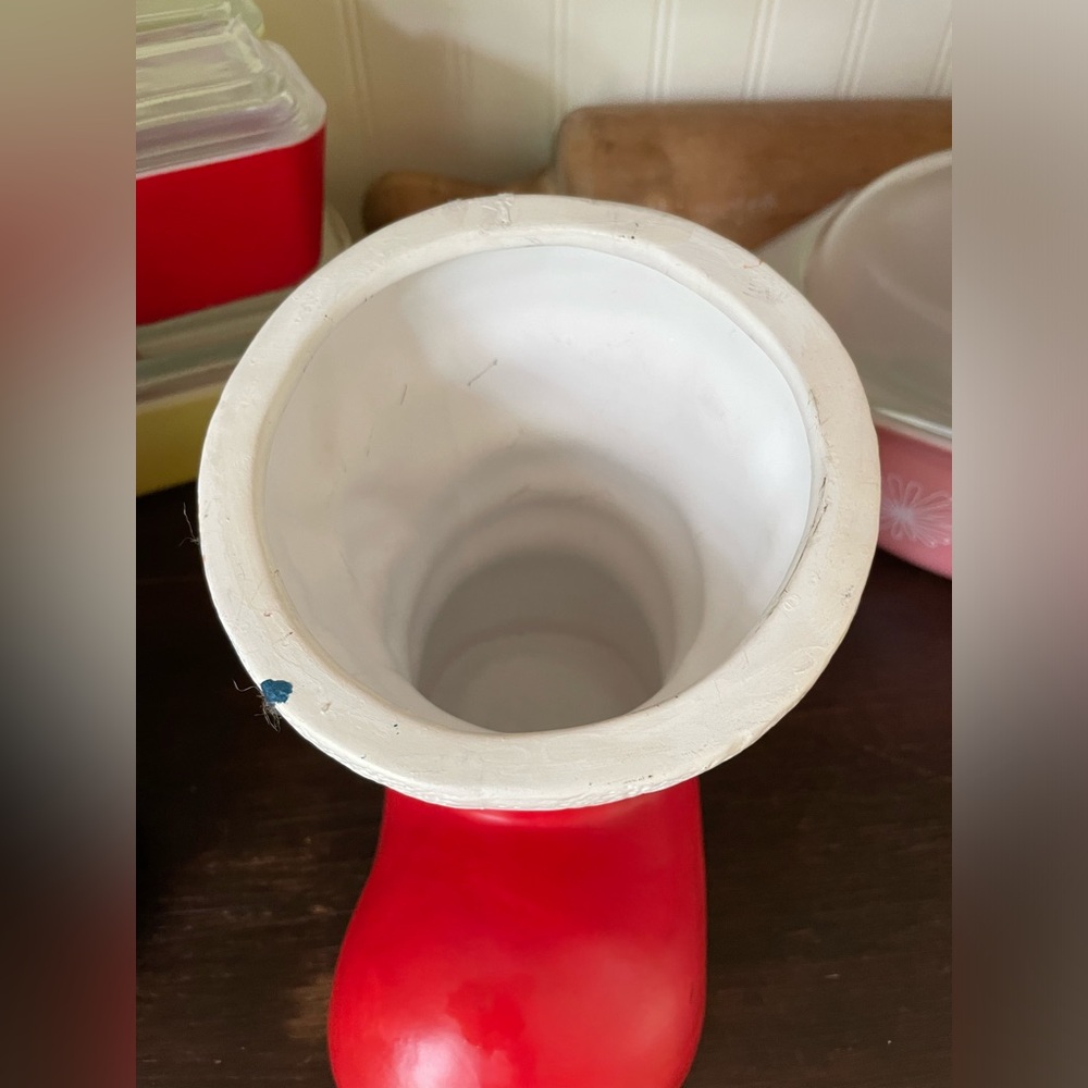 Vintage Kitschy Christmas Santa Boot Planter Set❤️🎄🌿 - Picture 6 of 15